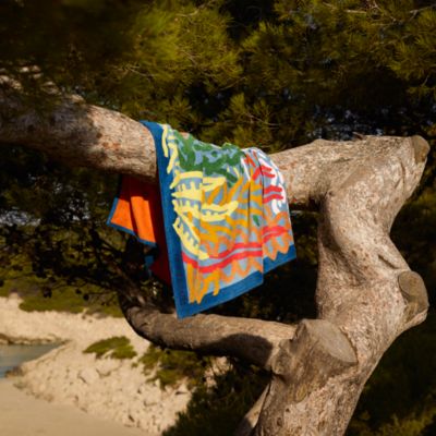 箱・タグ付未使用】エルメスビーチタオル親子の象定価11万円Hermes